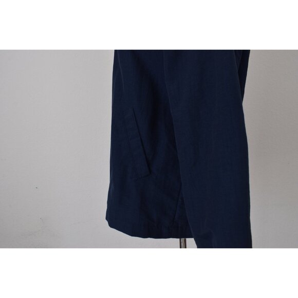 Vintage 90s Navy Nylon/Poly Windbreaker size Small - Picture 9 of 10